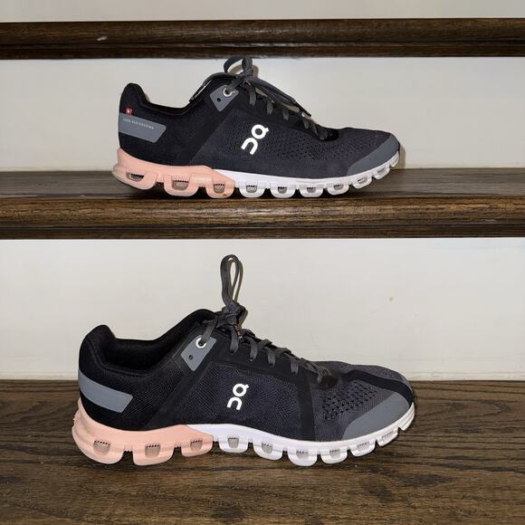 ON Cloudflow Rock Rose 35-99234 Women’s Running Shoes Size 9 - Picture 5 of 9